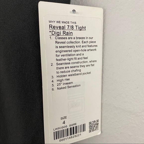 Lululemon • Reveal 7/8 Tight Digi Rain - Picture 4 of 9